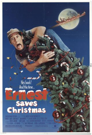 Ernest Saves Christmas 1988 27x40 Orig Movie Poster Fff - 70217 Rolled Jim Varney
