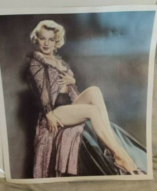 Marilyn Monroe Vintage 1990 Print Portfolio With Eight 13x15 Prints - Very Rare