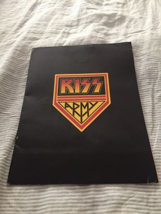 Rare Kiss Army Kit - 1976 - 77 Aucoin Vintage With Unsigned Certificate
