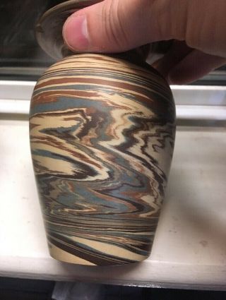 Niloak Pottery Mission Swirl Flaring Rim Cabinet Vase