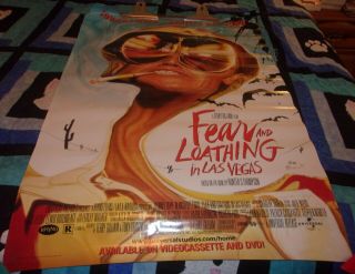 Fear And Loathing In Las Vegas Movie Poster 1998 Rare Collectible