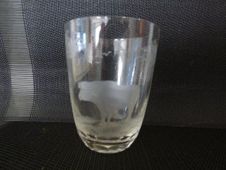 Bull By Queen Lace Crystal Old Fashioned Glass/ Stemless Wine 8 Oz.