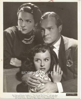 Bob Hope Paulette Goddard Orig Cat And The Canary Paramount Pictures Still 3