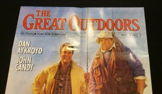 1989 VHS Release The Great Outdoors John Candy Movie Poster 2