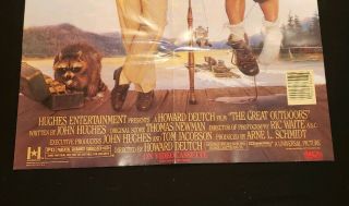 1989 VHS Release The Great Outdoors John Candy Movie Poster 4