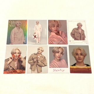 Seventeen " Ode To You " Jeonghan Official Photocard Set World Tour In Japan