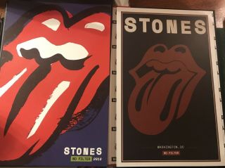 THE ROLLING STONES 2019 NO FILTER TOUR VIP MERCH PACKAGE PHOTOS BOOK LITHOGRAPHS 3