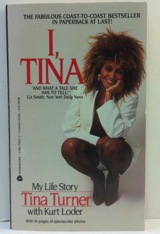 Tina Turner Autographed Signed 1986 Promo I,  Tina Softcover Book What 