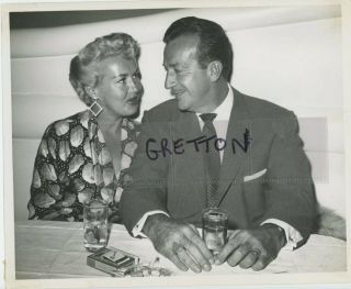 Gorgeous Betty Grable & Harry James Rare Candid Photo 2