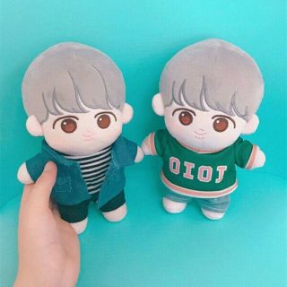 Kpop Bts Jimin Plush Doll Toy With 2sets Clothes Cookie - Jimin Doll Limited 20cm