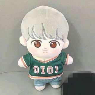 KPOP BTS JIMIN Plush doll toy with 2sets clothes Cookie - JIMIN doll Limited 20cm 4