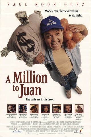 A Million To Juan 1994 27x41 Orig Movie Poster Fff - 46157 Rolled Paul Rodriguez