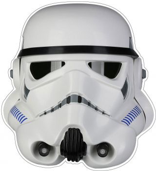 Disney Star Wars Stormtrooper Character Helmet Custom Vinyl Sticker Decal