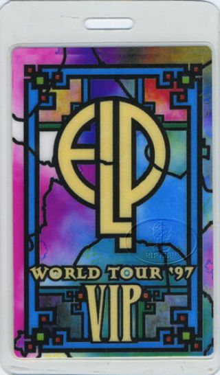 Emerson Lake Palmer 1997 Laminated Backstage Pass