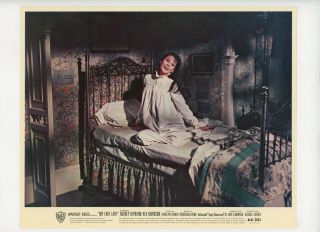 My Fair Lady Color Movie Still 8x10 Audrey Hepburn In Bed 1964 16996