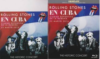 The Rolling Stones En Cuba: The Historic Concert 2016 Blu - Ray & Press Cd
