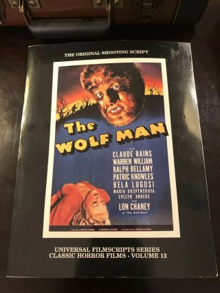 Universal Filmscript Series Vol.  12 The Wolfman 1941 Monsters Movie Script Vhtf