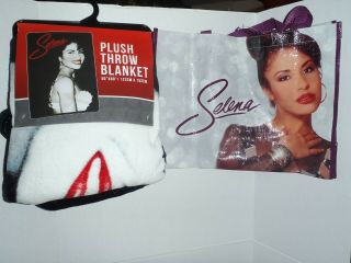 Selena Quintanilla Plush Throw Blanket 50 X 60 With Tags Soft & Tote