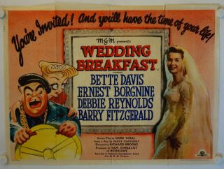 The Wedding Breakfast Release British Quad Movie Poster