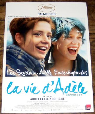 Blue Is The Warmest Color Léa Seydoux Adèle Exarchopoulos Small French Poster