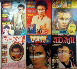 Adam Ant Printed Memorabilia Ephemera Posters Photos Rare Romantics 1980 