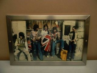 Vintage The Rolling Stones 1975 Large Print Color Photo Taken At The Alamo