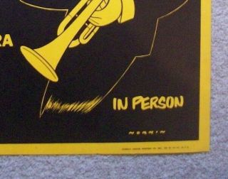 Vintage Maynard Ferguson Jazz Poster Norkin Art Sunnybrook Ballroom Pottstown PA 5