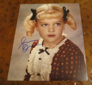 Susan Olsen Actress Autographed Photo Signed Cindy From The Brady Bunch Sitcom