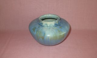 Roseville Pottery Arts & Crafts Imperial Ii Vase 200 - 4 In Blue Green 4 3/4 "