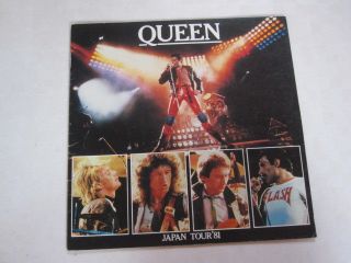 Queen Japan Tour 1981 Program Japanese