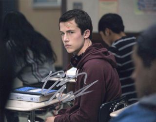 Dylan Minnette 13 Reasons Why Actor Clay Hand Signed 8x10 Photo Dm 01 Proof