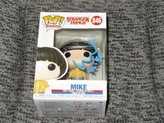 Finn Wolfhard Signed Strager Things Funko Pop Toy Mike