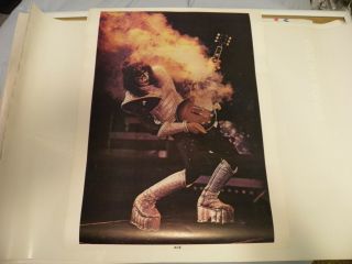 Kiss Vintage Ace Frehley Smoking Guitar Poster 18 X 24