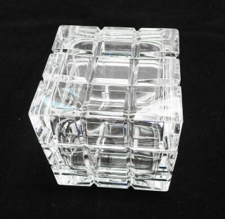 Tiffany & Co Vintage 1950s Crystal Trinket Covered Box