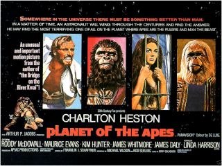 Planet Of The Apes Fridge Magnet 6x8 Classic Magnetic Movie Poster Canvas Print