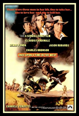 Once Upon A Time In The West Fridge Magnet 6x8 Classic Movie Poster Canvas Print