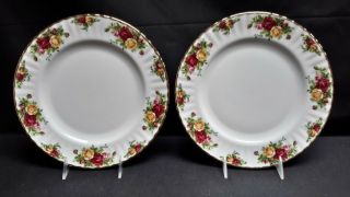 Royal Albert Old Country Roses - Set of 2 Dinner Plates & 4 Salad Plates 3