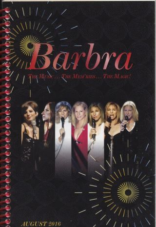 Barbra Streisand - Tour - Itinerary
