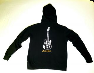 Authentic Eddie Vedder PEARL JAM Guitar Black Hoodie Zip - up Sweatshirt Medium 2