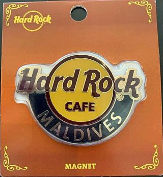 Hard Rock Cafe Maldives 2019 Classic Logo Magnet