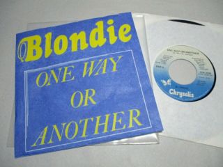 Blondie One Way Or Another Rare French Oddity 7 " 45 France Chs - 2336,