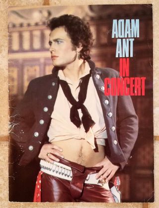 Adam Ant 1982 Friend Or Foe Tour - Concert Program Book