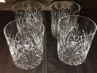 4 Marquis By Waterford Crystal Brookside Double Old Fashioned Whiskey Glasses