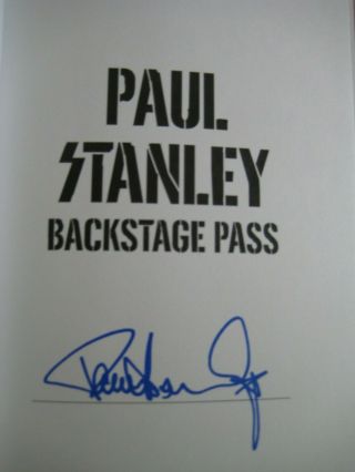 KISS Paul Stanley Signed/Autographed 