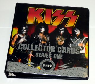 Kiss Band Cornerstone Card Set Series 1 Official Binder Only 1998 Empty