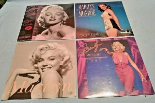 4 Marilyn Monroe Wall Calendars - 1995 1997 Nip - 1995 1989