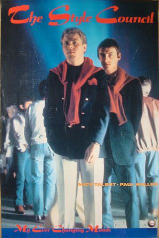 The Style Council - My Ever Changing Mood 1989 Promo Poster Nr