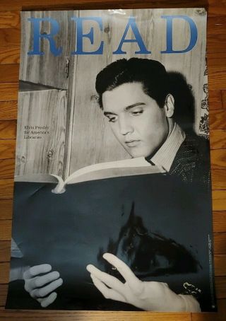 Elvis Presley Read Poster - For America 