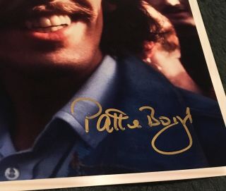 Pattie Boyd Signed Photo Rare The Beatles George Harrison Something 2