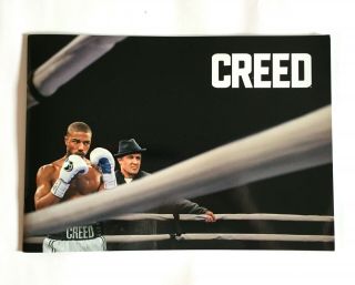 Creed Japan Movie Program Book 2015 Rocky Sylvester Stallone Michael B.  Jordan
